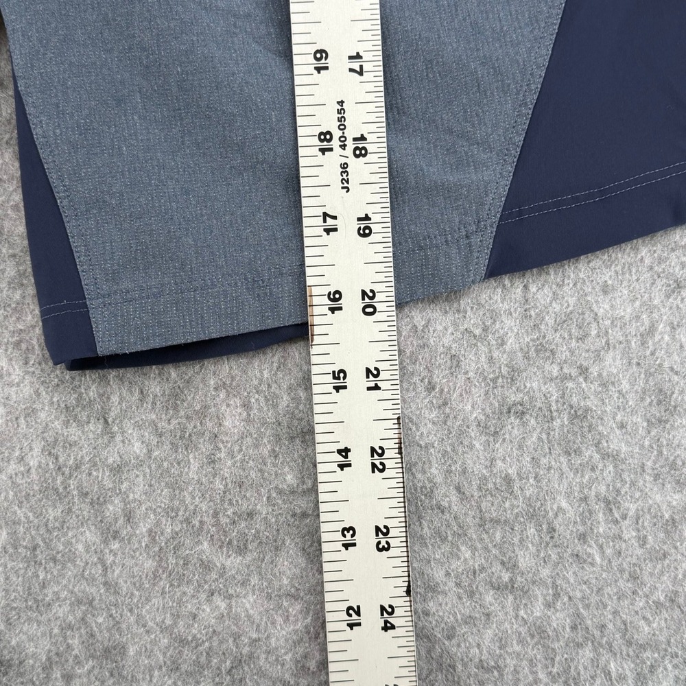 Lululemon Mens Athletic Training Shorts Grey Navy Blue Drawstring 9 Inch Inseam - Picture 5 of 11